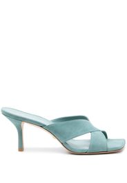 Stuart Weitzman Carmen 75mm mules - Blu