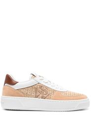 Stuart Weitzman Sw Courtside raffia sneakers - Toni neutri