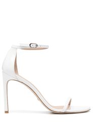 Stuart Weitzman Nudistsong 110mm leather sandals - Bianco