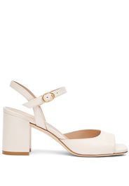 Stuart Weitzman 75mm Tia leather sandals - Toni neutri