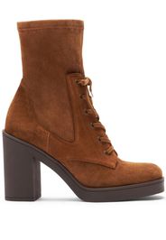 Stuart Weitzman 80mm Everitt boots - Marrone