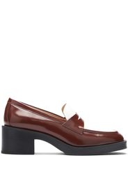 Stuart Weitzman 40mm Kaia loafers - Marrone