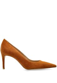 Stuart Weitzman 75mm suede pumps - Marrone