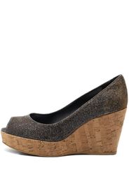 Stuart Weitzman Pumps Anna con zeppa 90mm Pre-owned - Grigio