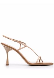 Studio Amelia Filament 110mm leather sandals - Toni neutri