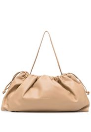 Studio Amelia drawstring leather shoulder bag - Toni neutri