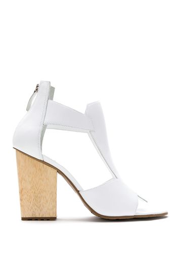 Studio Chofakian Pumps con design a pannelli - Bianco