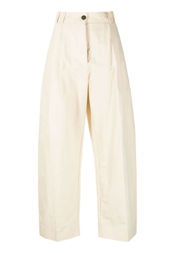 Studio Nicholson Nika high-waist tapered trousers - Toni neutri