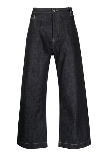 Studio Nicholson wide-leg denim trousers - Blu