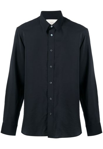 Studio Nicholson classic collar long sleeve shirt - Blu