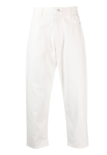 Studio Nicholson washed tapered denim jeans - Bianco