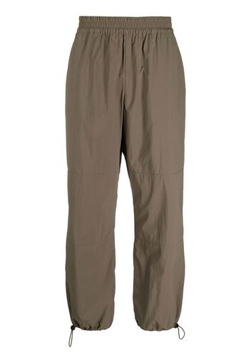 Studio Nicholson loose-fit elasticated-waist trousers - Verde