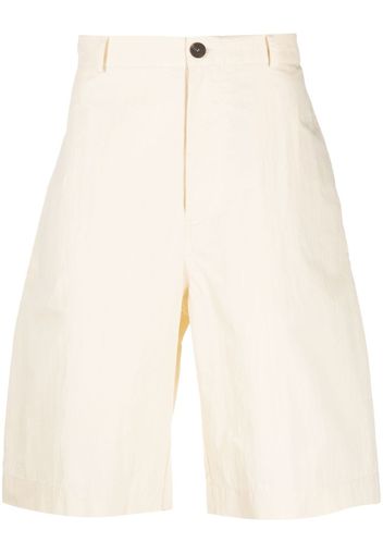 Studio Nicholson knee-length high-waist shorts - Toni neutri