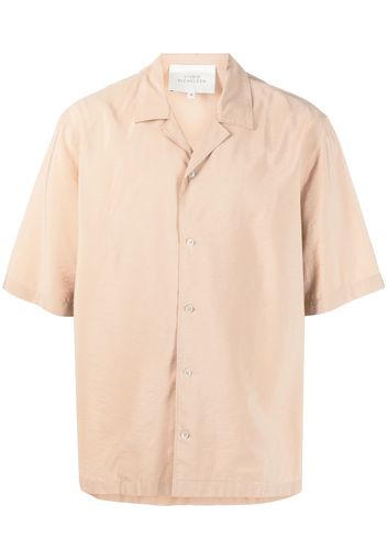 Studio Nicholson oversized short-sleeve shirt - Marrone