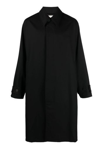 Studio Nicholson single-breasted mid-length coat - Nero