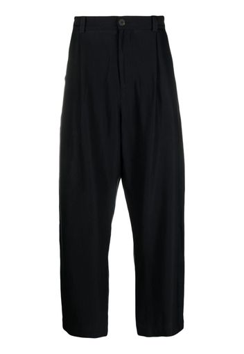 Studio Nicholson straight-leg cropped trousers - Blu