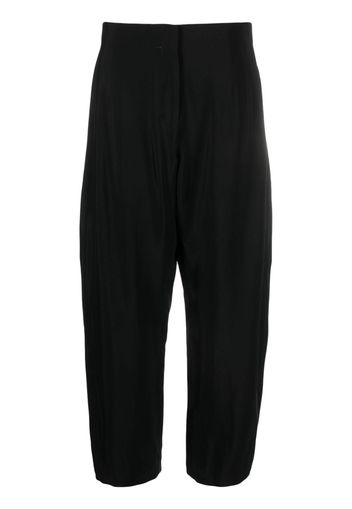 Studio Nicholson Dordoni low-rise tapered trousers - Nero