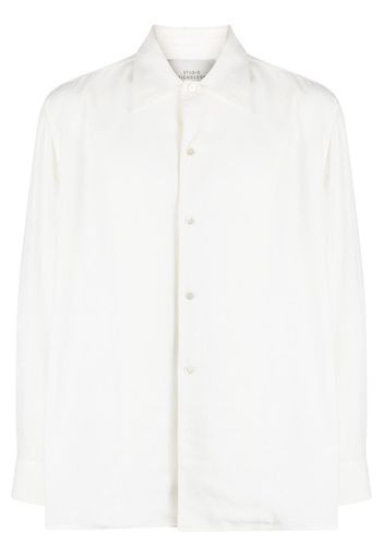 Studio Nicholson Camicia con orlo dritto - Bianco