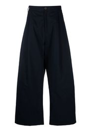 Studio Nicholson wide-leg high-waisted trousers - Blu