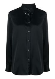 Studio Nicholson loose-fit buttoned shirt - Blu