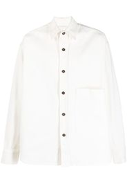 Studio Nicholson long-sleeved organic cotton shirt - Toni neutri