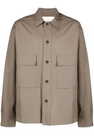 Studio Nicholson long-sleeve shirt jacket - Verde