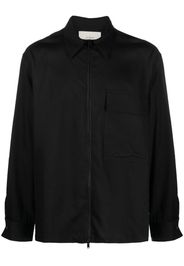 Studio Nicholson Giacca-camicia con zip - Nero