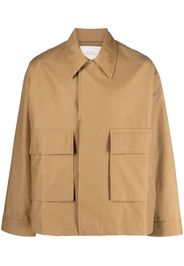 Studio Nicholson cargo-pocket shirt jacket - Toni neutri