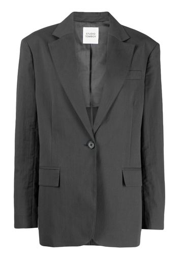 STUDIO TOMBOY single-breasted blazer - Grigio