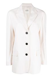 STUDIO TOMBOY Blazer monopetto con bottoni decorativi - Bianco