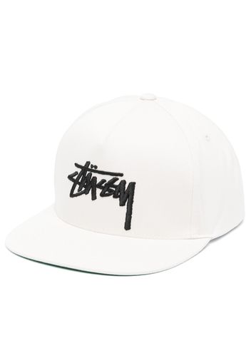 Stüssy embroidered-logo cap - Bianco