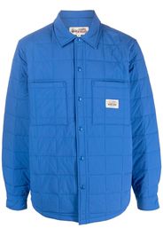 Stüssy long-sleeve front-button jacket - Blu