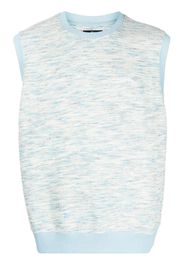 Stüssy marled knit vest - Blu