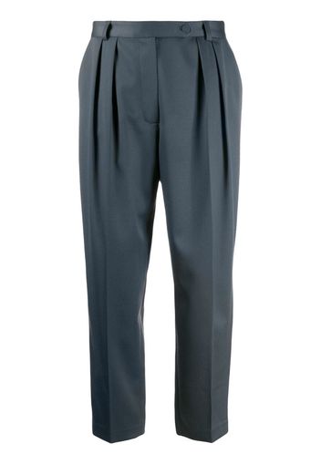 tailored cropped trousers