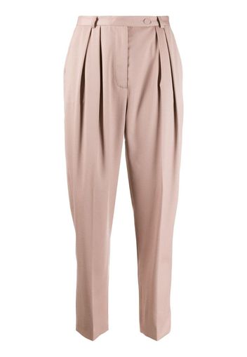 tailored cropped trousers