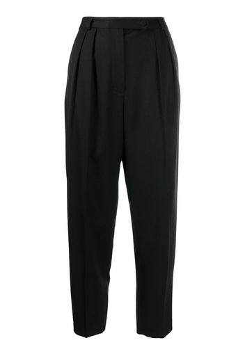 high waisted cropped trousers