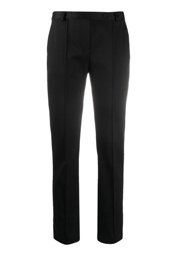 slim-fit organic cotton trousers