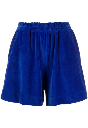 velvet stretch shorts