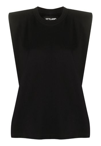 padded shoulder tank top