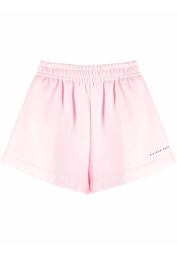 Styland logo-printed jogger shorts - Rosa