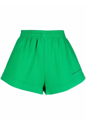 Styland logo-print track shorts - Verde