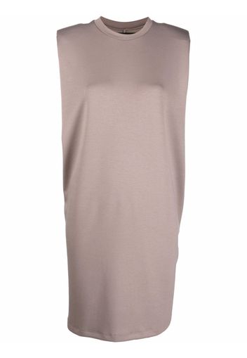 Styland padded-shoulder dress - Toni neutri