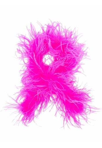 Styland ostrich feather scarf - Rosa