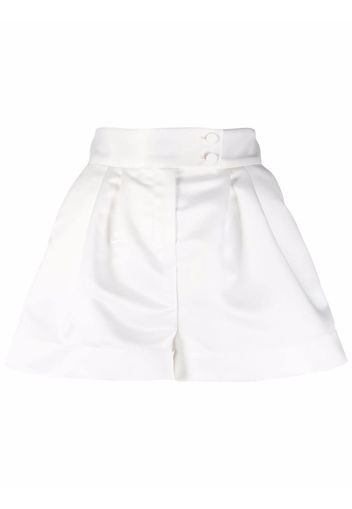 Styland pleated tailored shorts - Bianco