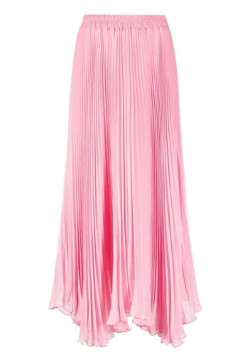 Styland asymmetric pleated skirt - Rosa