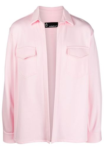 STYLAND Camicia a maniche lunghe con apertura frontale - Rosa