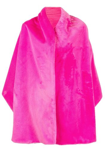 STYLAND textured cape-style jacket - Rosa