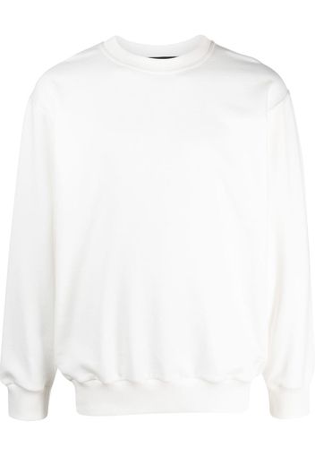 STYLAND organic cotton crew-neck sweatshirt - Bianco