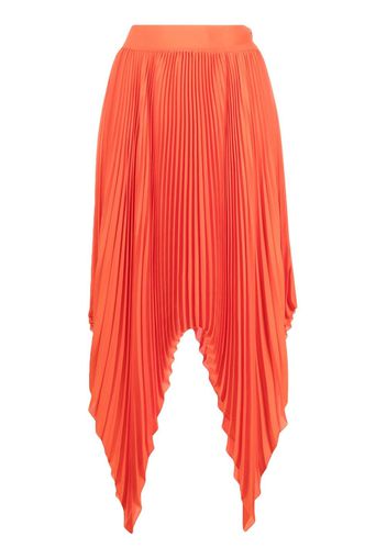 STYLAND asymmetric pleated skirt - Arancione