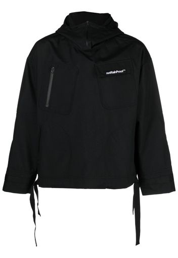 STYLAND ripstop pull-over jacket - Nero